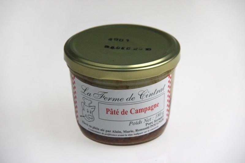 PATE DE CAMPAGNE PORC - conserves 