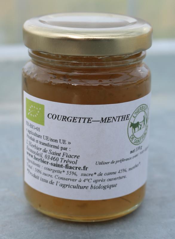 courgette à la menthe (L'Herbier de Saint-Fiacre)
