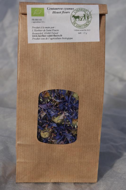 tisane de fleur de bleuet (L'Herbier de Saint-Fiacre)