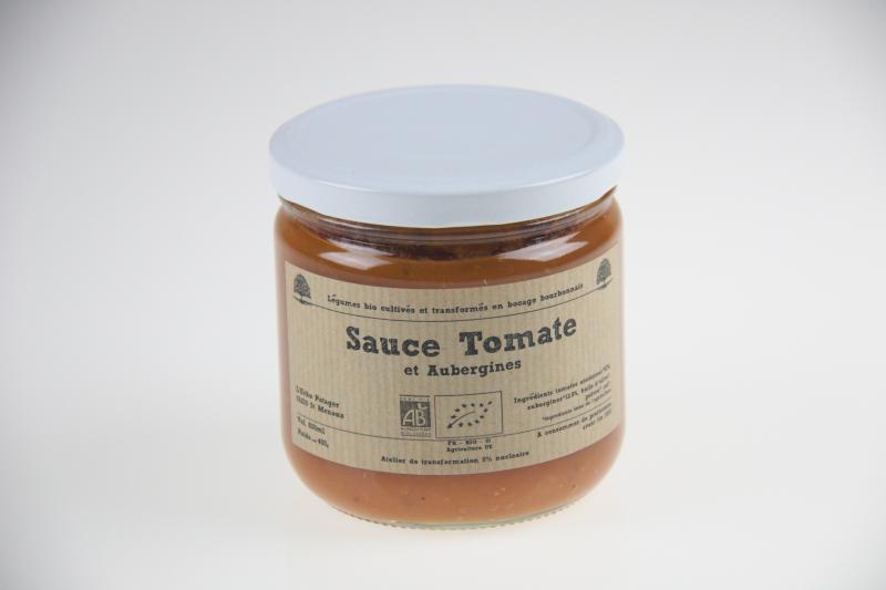 Sauce tomate aux aubergines 390 ml (L'Echo Potager)