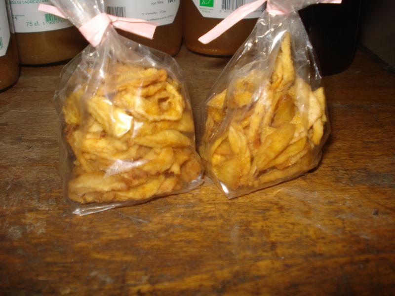Pommes séchées - Sachet de 50 grammes (Domaine de Franchesse)
